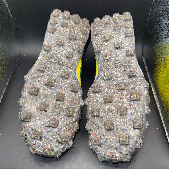 Size 7.5 - Nike Waffle Racer Crater Yellow Strike Roma Green Wmns, Clean, No Box - Picture 9 of 10